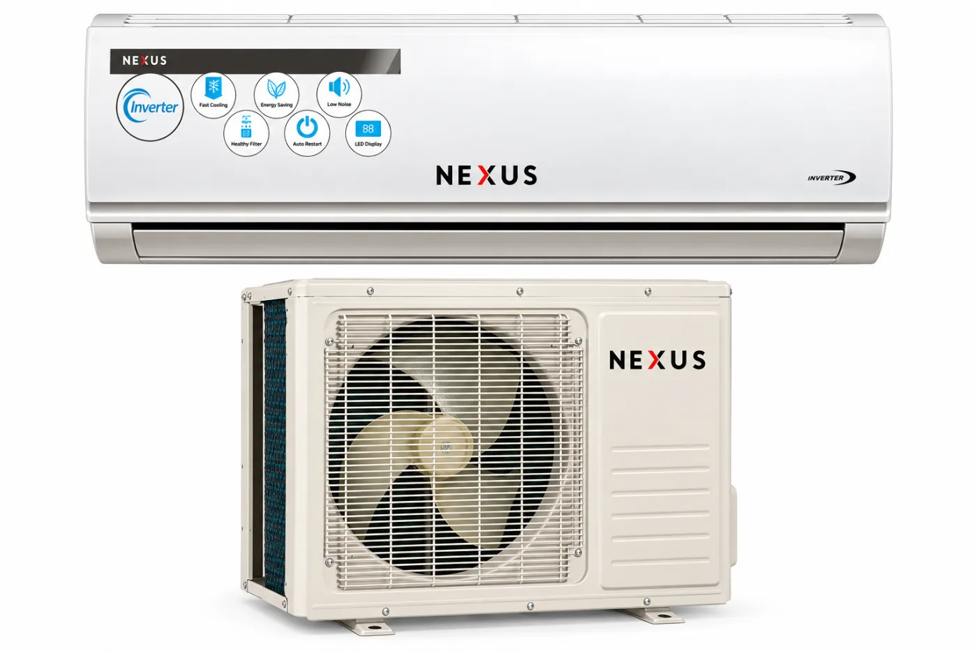NEXUS 2HP INVERTER SPLIT AIR CONDITIONER.