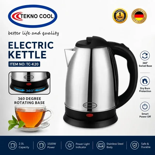 TECNO COOL ELECTRIC KETTLE