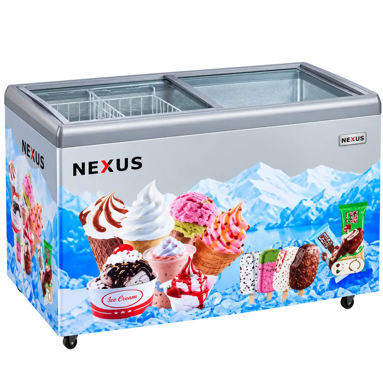 NEXUS NX-455Q ICE CREAM SHOWCASE DEEP FREEZER