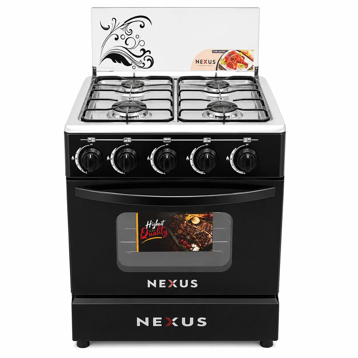 NEXUS 50\50 4+0 GAS BURNER WOOD BODY