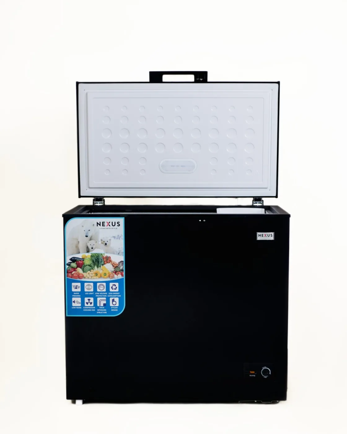 NEXUS NX-265GB\B SINGLE DOOR DEEP FREEZER