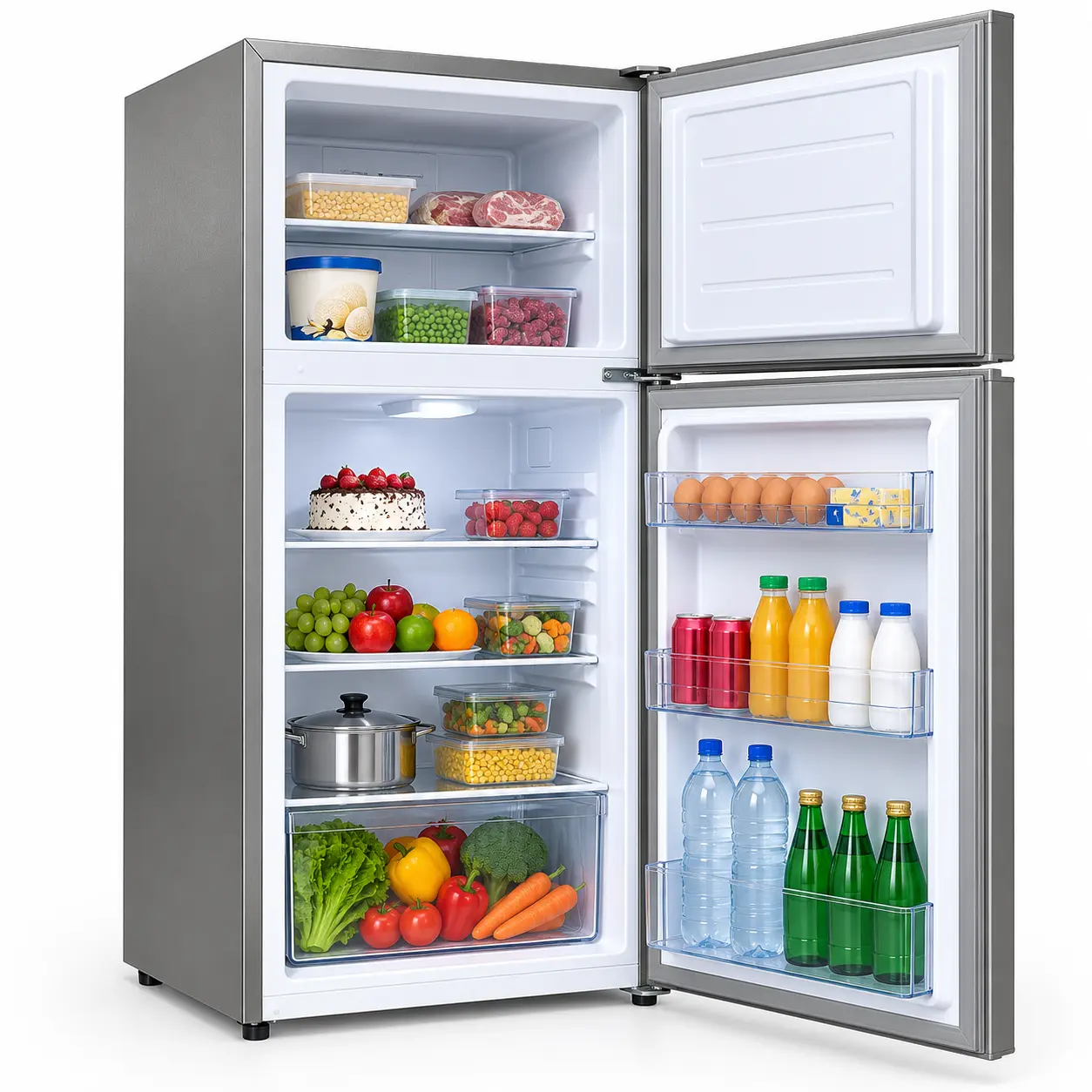NEXUS 175HC DOUBLE DOOR FRIDGE