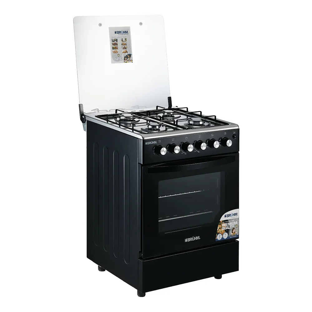 BRUHM 60|60 4+0 STANDING GAS BURNER WITH OVEN