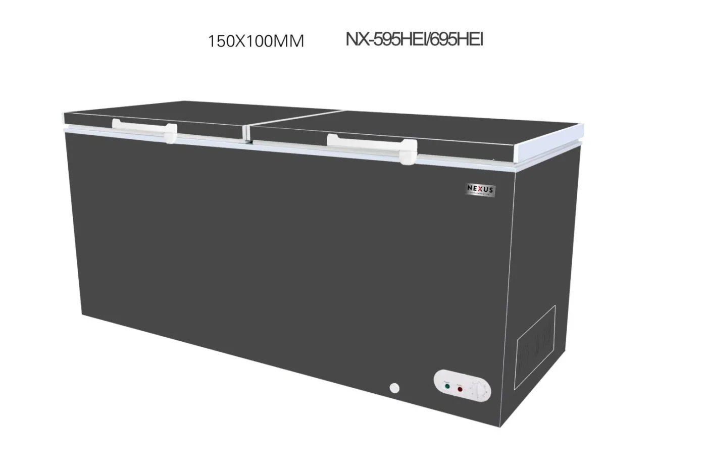 NEXUS NX595HEI INVERTER DEEP FREEZER DOUBLE DOOR