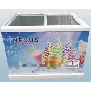 NEXUS NX-355Q TRANSPARENT TOP SHOWCASE DEEP FREEZER