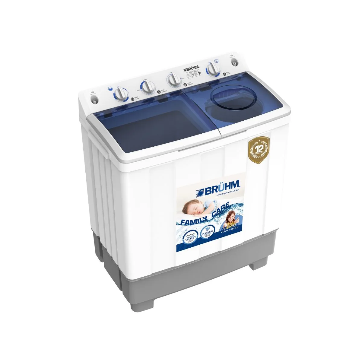 BRUHM 11KG TWIN TUB WASHING MACHINE