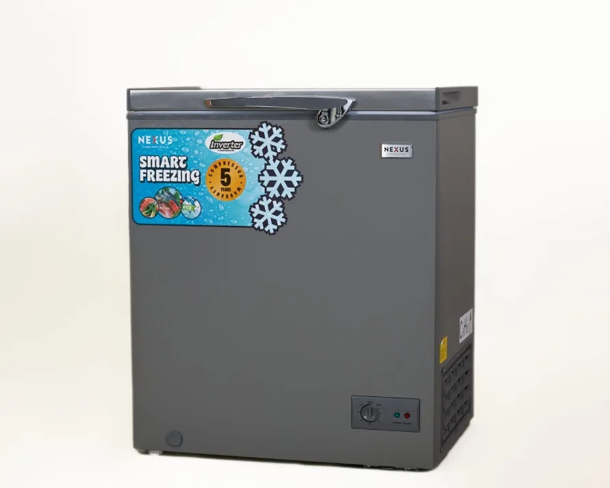 NEXUS NX-160HEI INVERTER DEEP FREEZER BLACK BODY