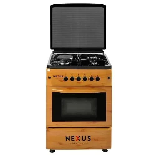 NEXUS 60\60 3+1 STANDING GAS BURNER WOOD