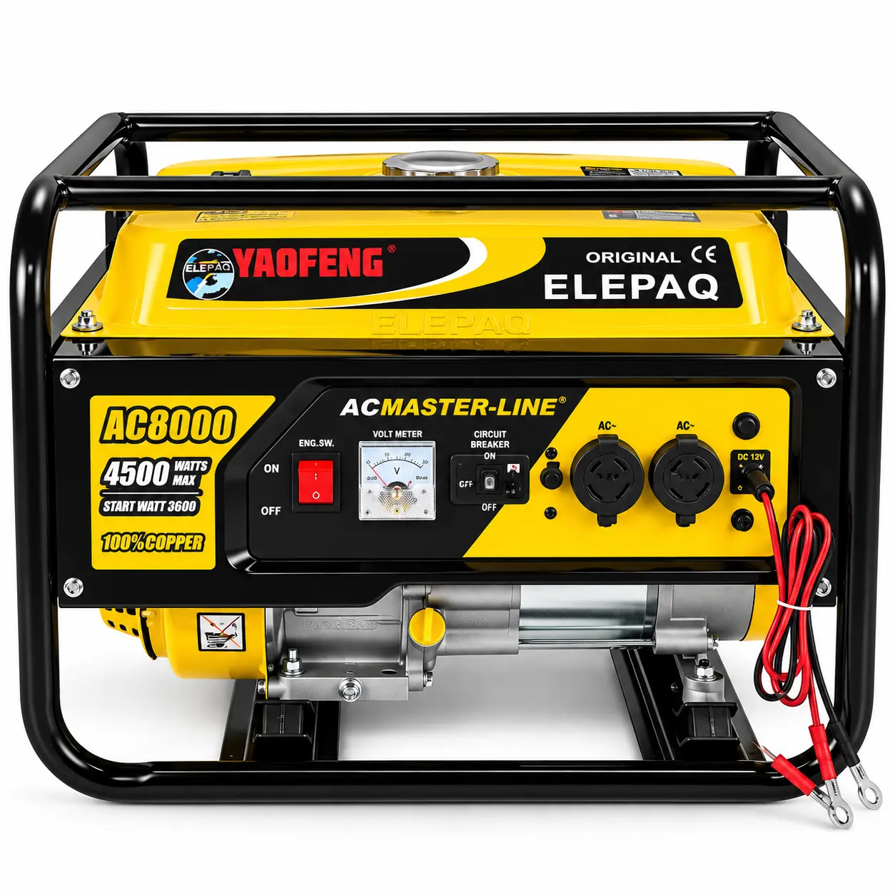 ELEPAQ AC8000M AC MASTER 7.5HP GENERATOR