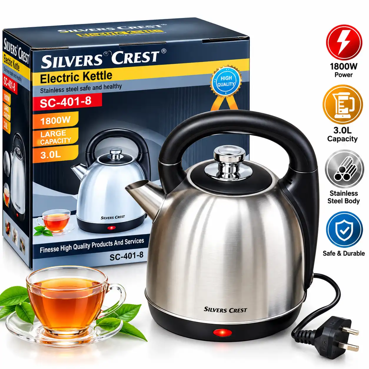 SILVERCREST ELECTRIC KETTLE